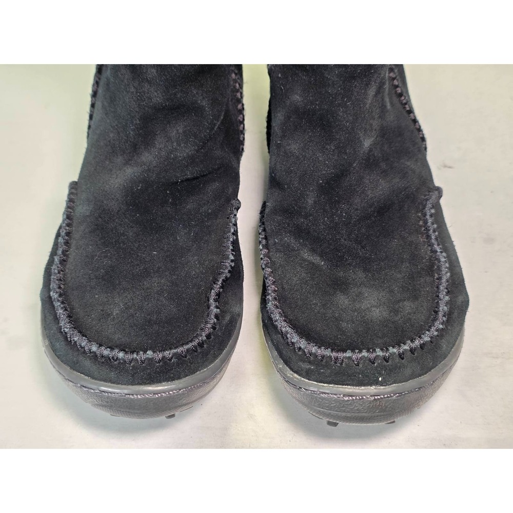Columbia Omni Women's Boots Size 7 UK 5 EU 38 Black Suede Pull On Shoes YL5158 - Picture 11 of 14